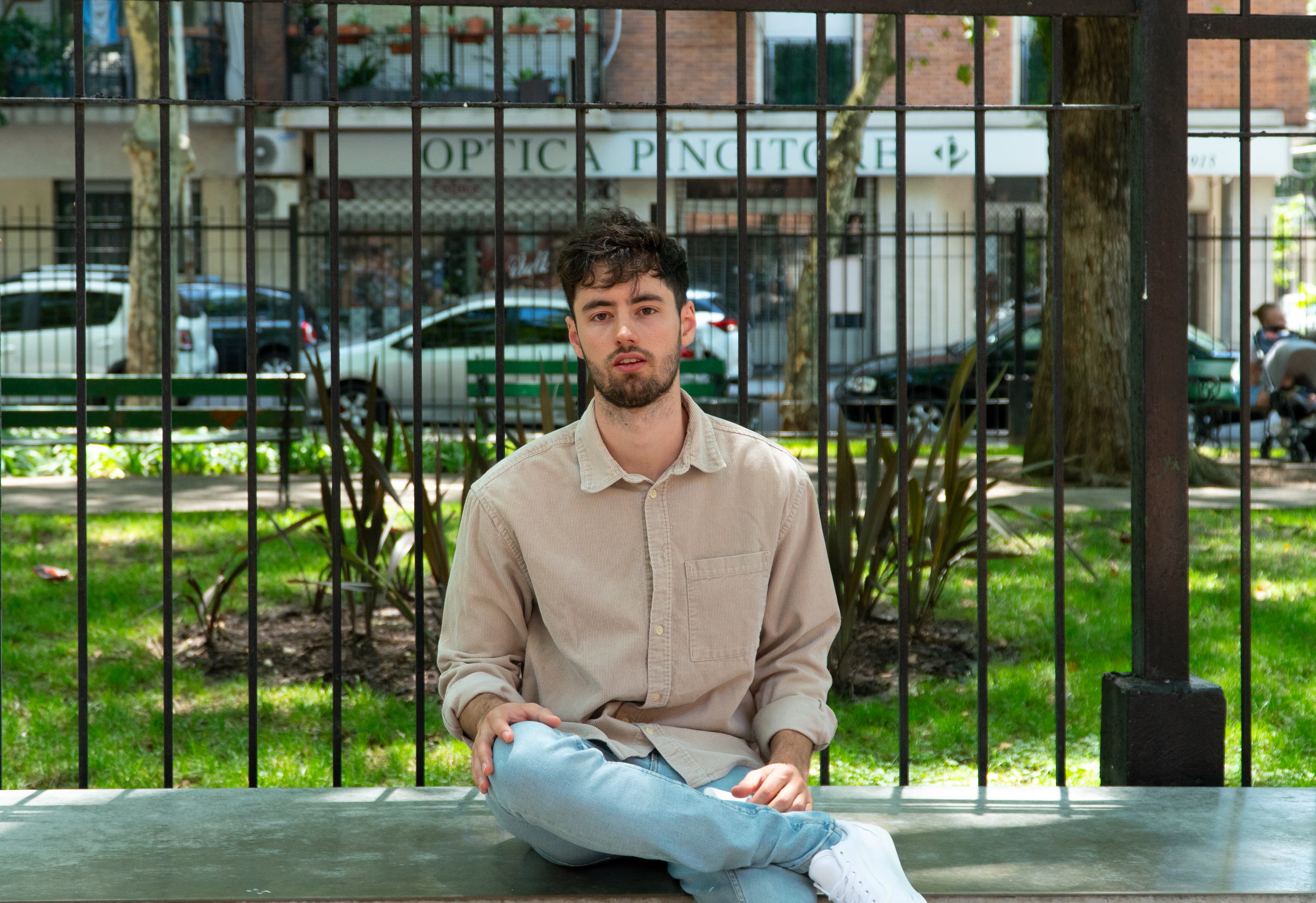 Matthew Seiwert smiling outdoors in Buenos Aires, Argentina